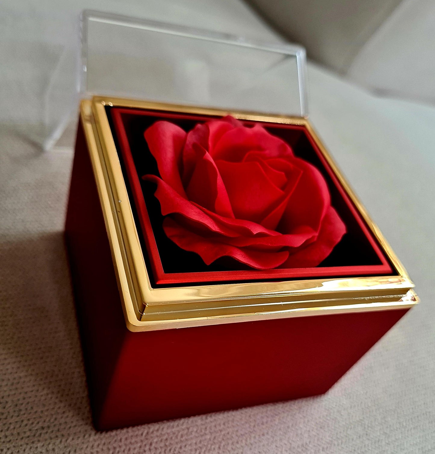 Single Authentic Rose Box